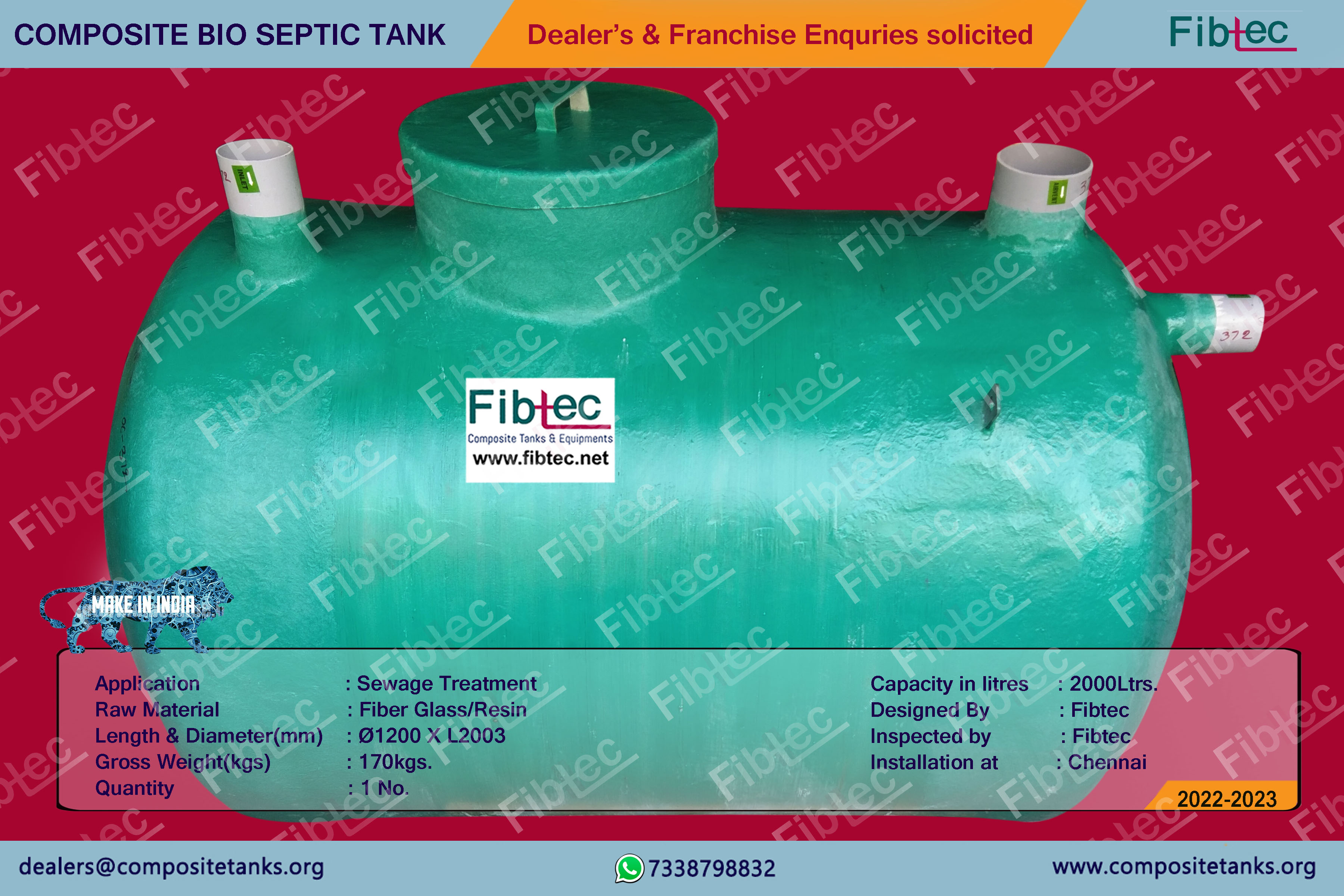 FRP Composite Tank